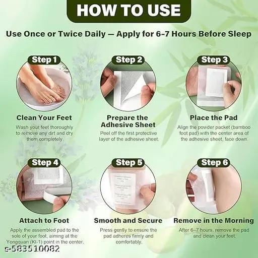🌿 Premium Detox Foot Pads (Pack of 10) – Buy 1 Get 1 Free